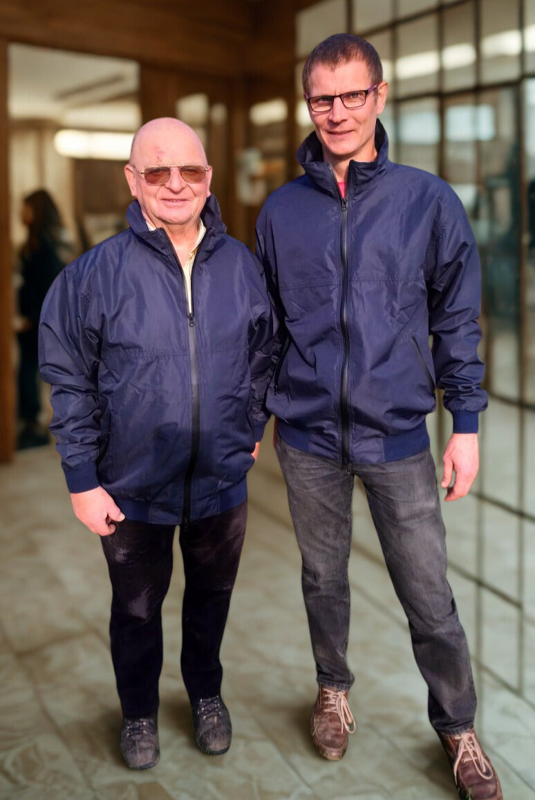Lightweight Bomber Jacket Navy By Pc Racewear