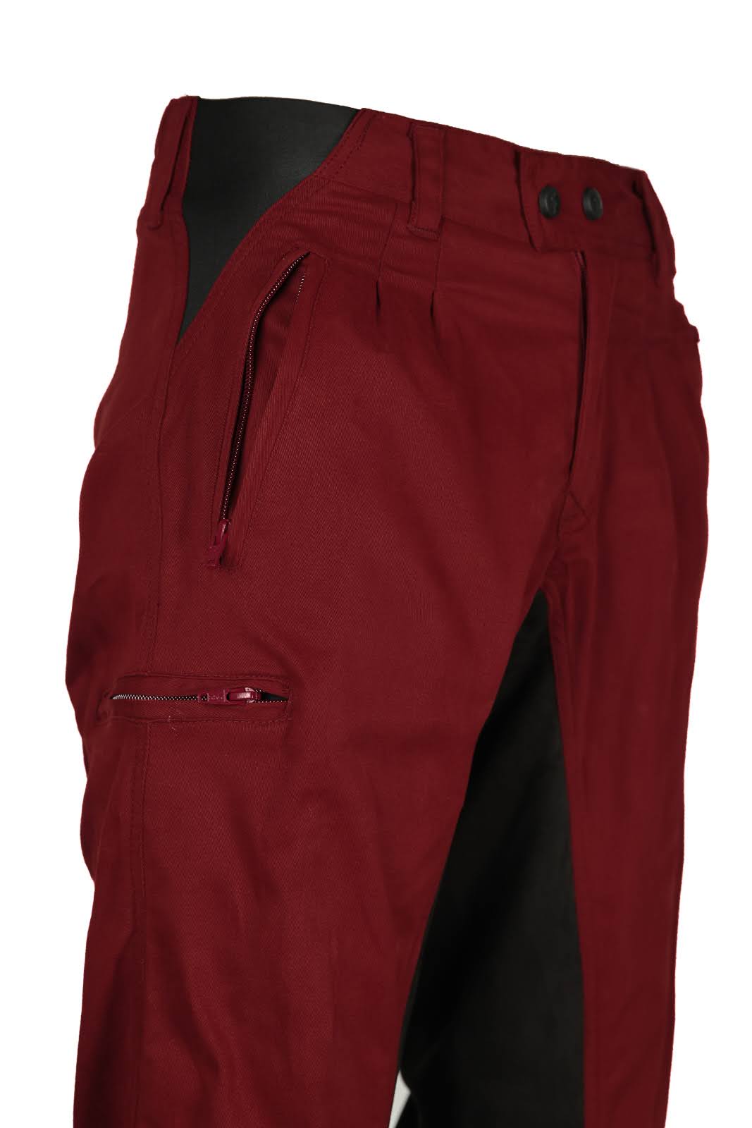 Adults Summer Breeches Duvall 150 - Burgundy