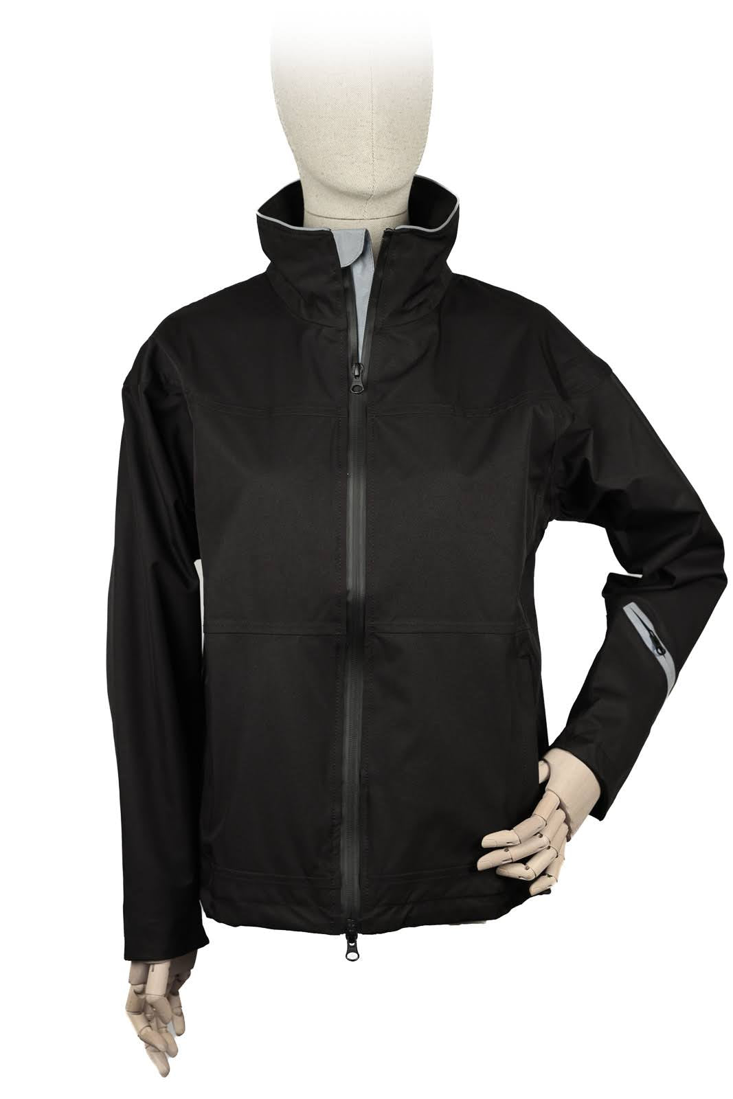 Rider Jacket in Black By Jamb featuring Hi Viz detailing