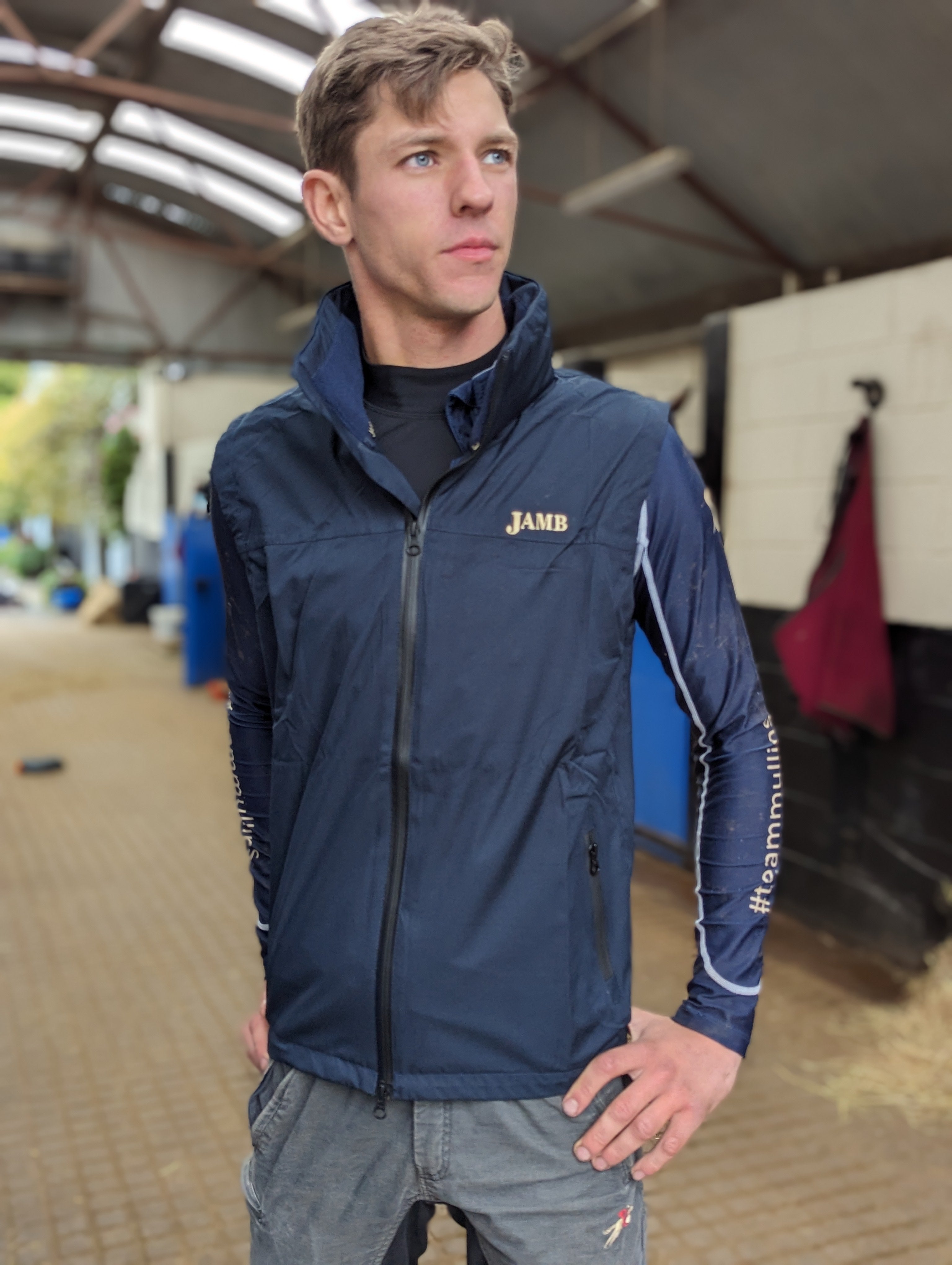 Furlong Waistcoat in Navy By Jamb