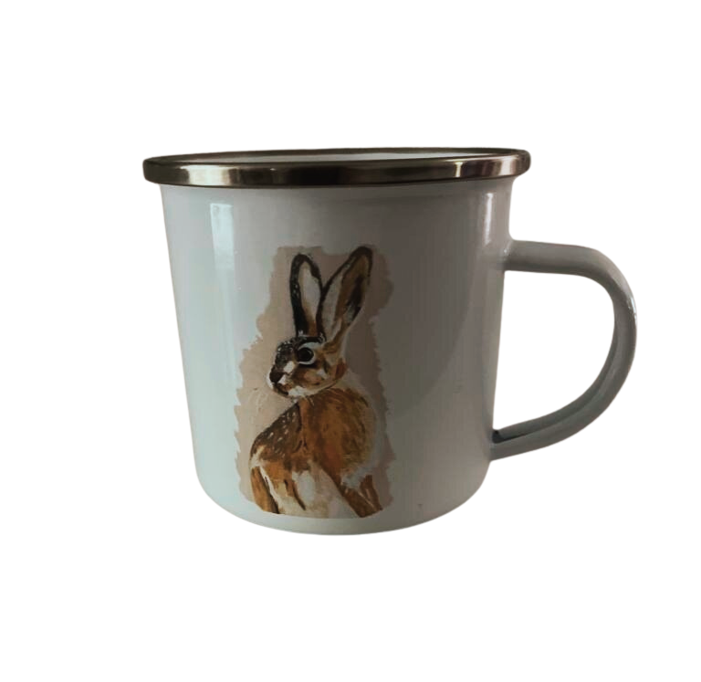 Hector the Hare Enamel Mug