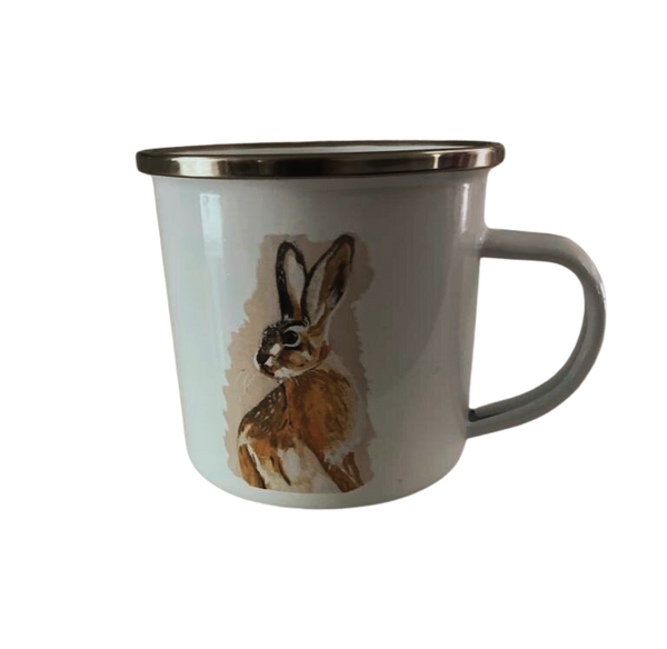 Hector the Hare Enamel Mug