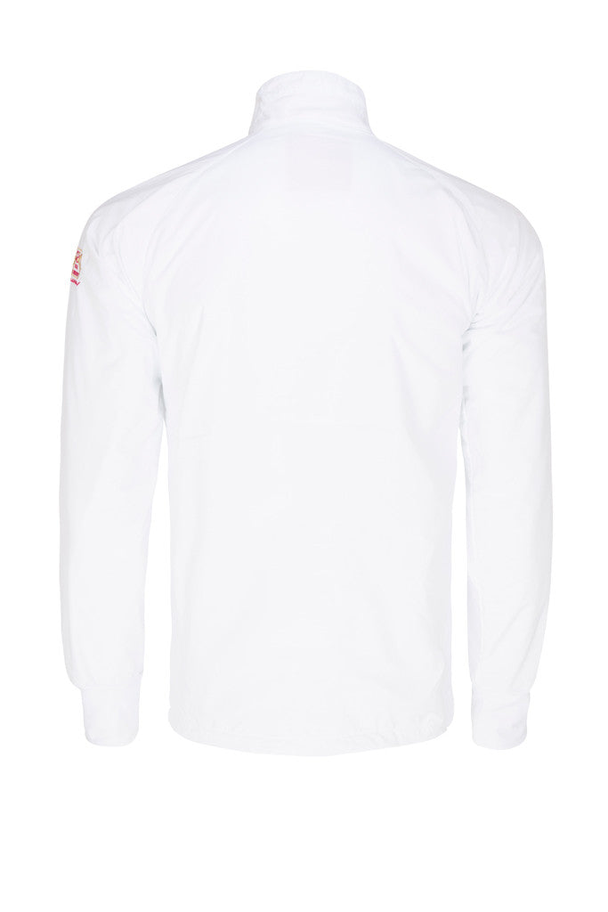 Paul Carberry - PC Racewear - PC Fleece Horse Riding Top - White (back view)