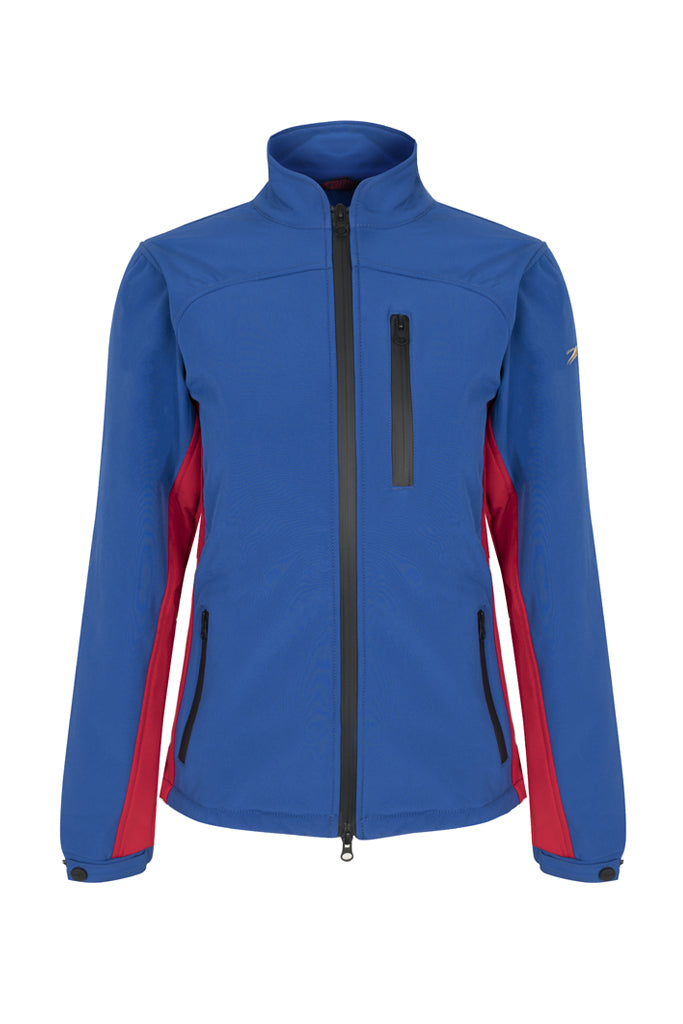 Paul Carberry PC Racewear - PC Softshell Jacket Royal Blue/Red