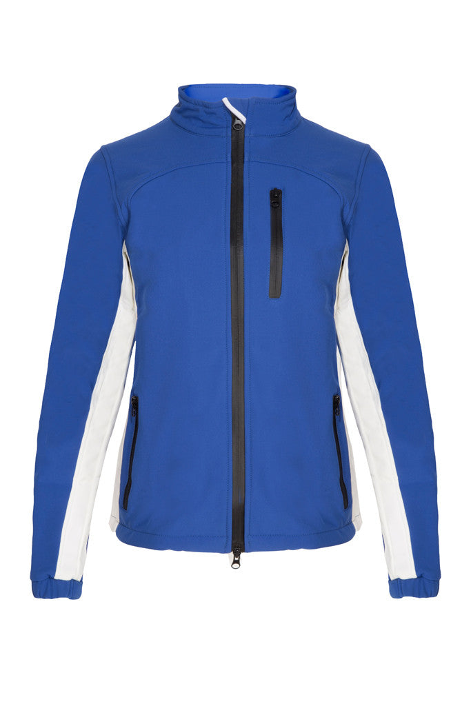 Paul Carberry PC Racewear Softshell Jacket Royal Blue/White