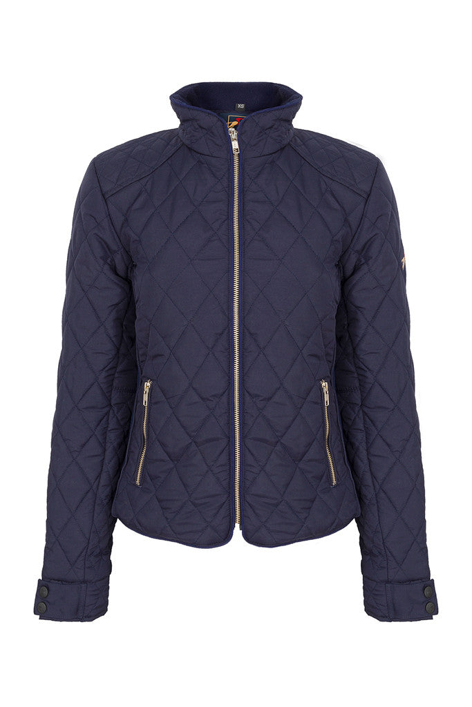 A Little Bit Racey Jacket in Navy - Front - PC Racewear