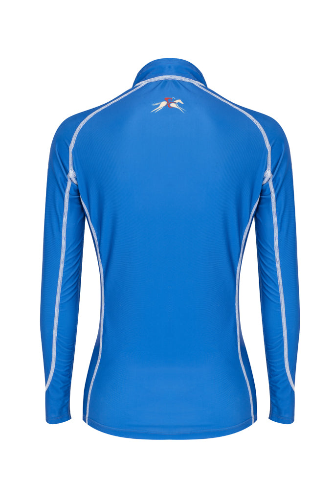 A Little Bit Racey Sprint - Lycra Top - Royal Blue Back - PC Racewear