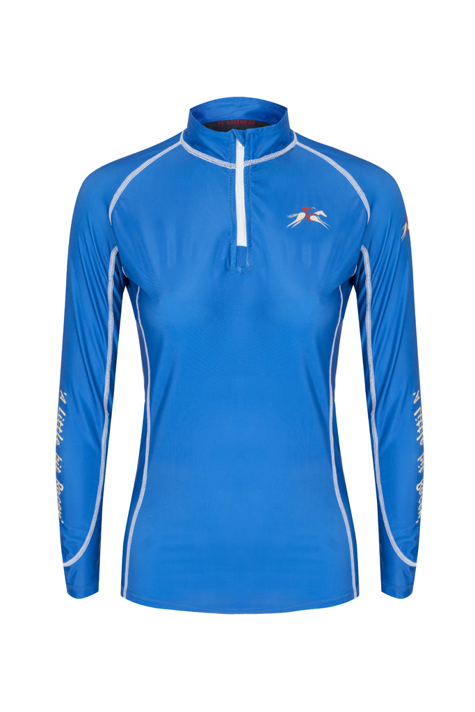 A Little Bit Racey Sprint - Lycra Top - Royal Blue - PC Racewear