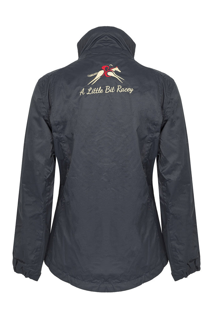 A Little Bit Racey Top Notch Jacket - Showerproof - Navy - Back - PC Racewear