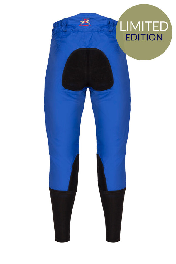 Paul Carberry PC Racewear Horse Riding Breeches Royal Blue Back - Limited Edition