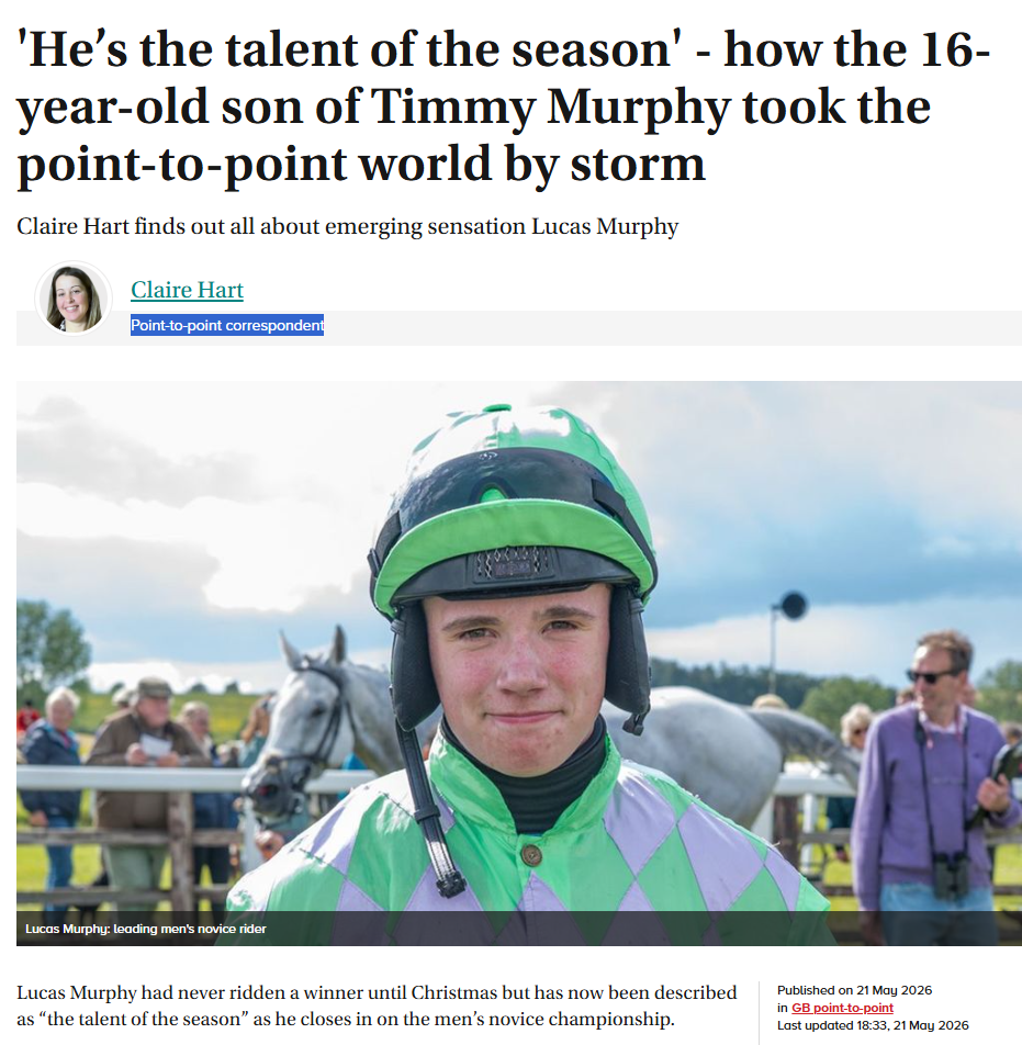 A Rising Star in the Saddle: Lucas Murphy
