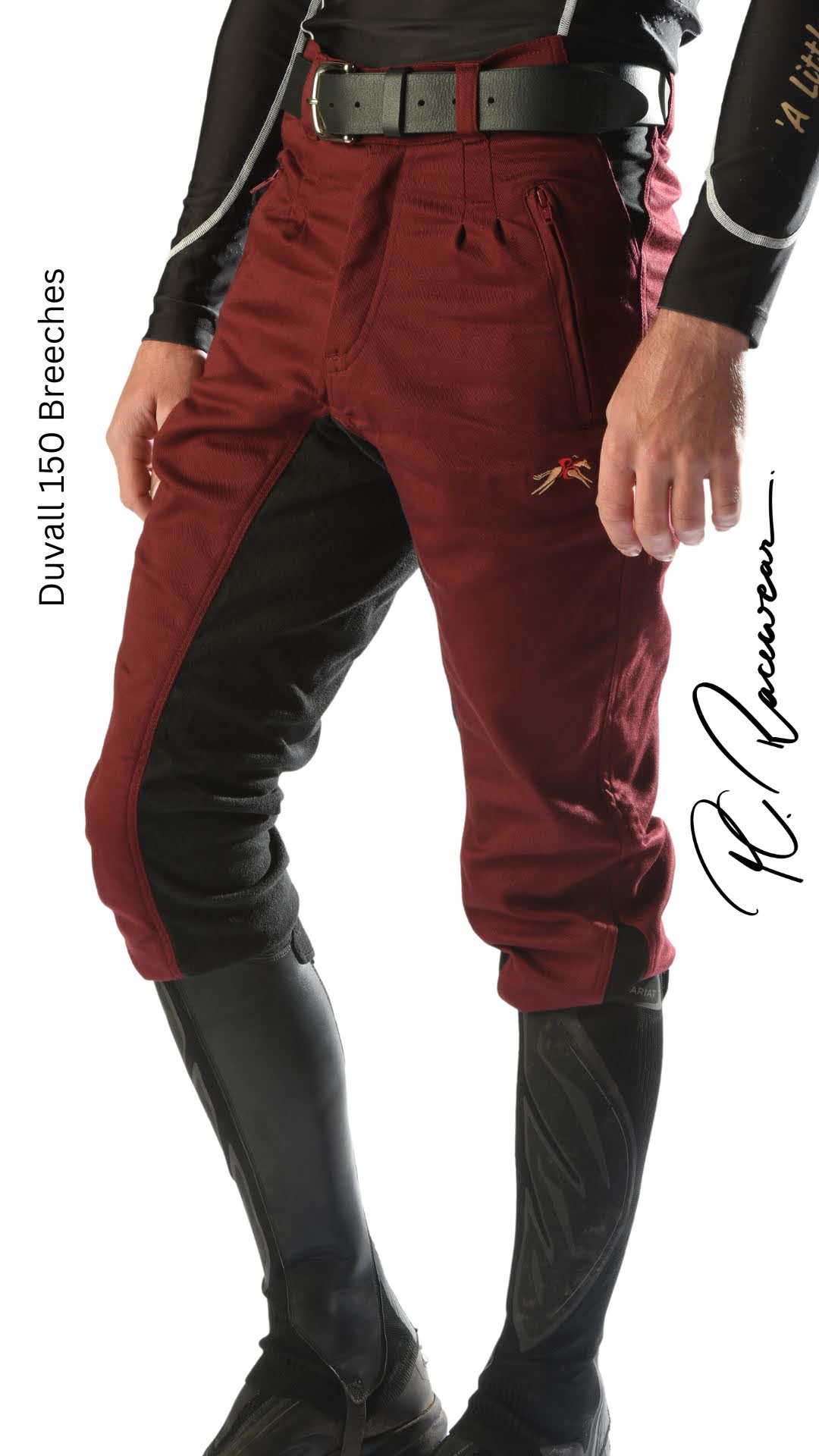 Kids Summer Breeches Duvall 150 - Burgundy