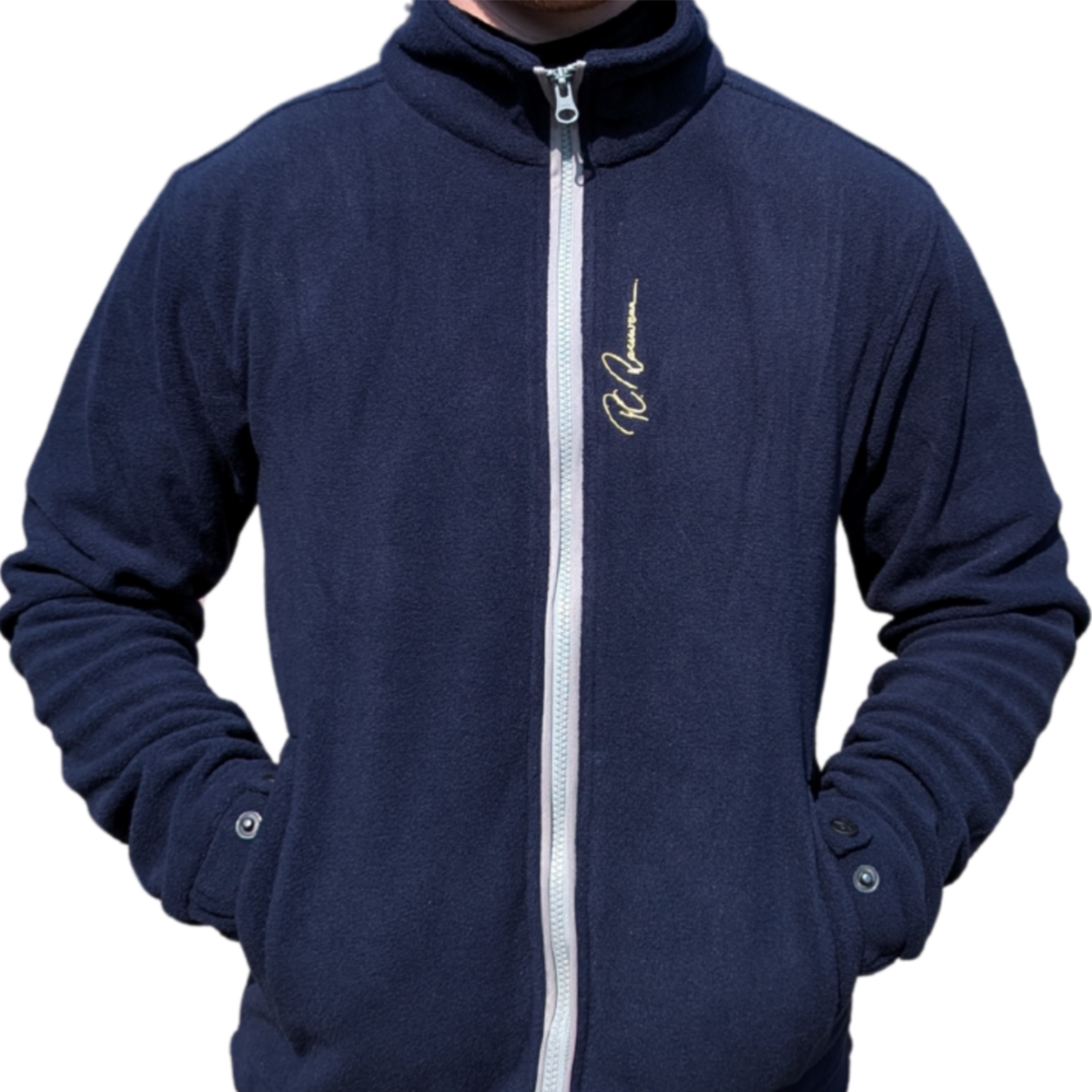 Paddock Fleece Jacket - Navy/Grey - Childrens