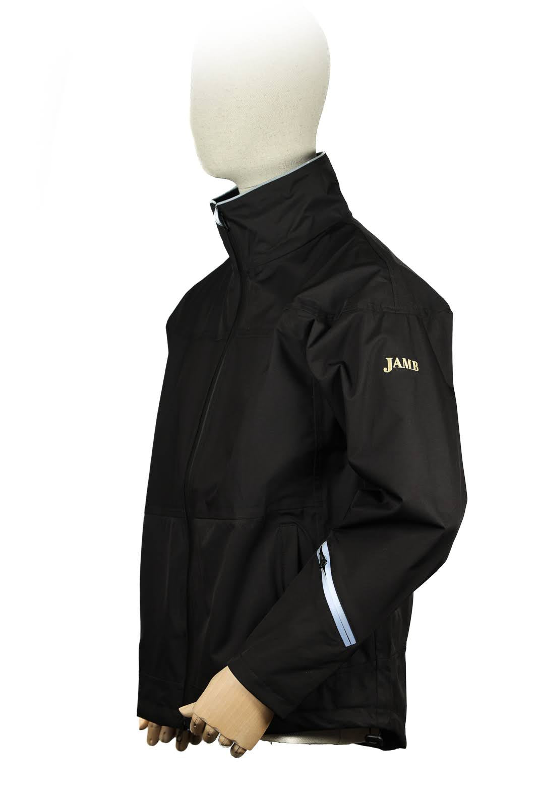 Rider Jacket in Black By Jamb featuring Hi Viz detailing