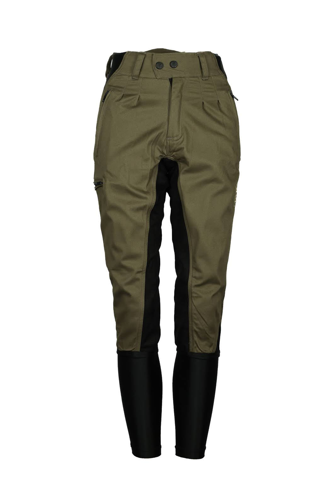 Adults Summer Breeches Duvall 150 - Moss Green