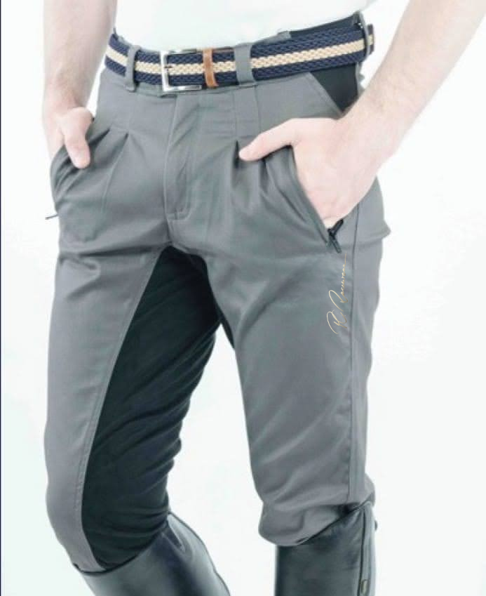 Adults Summer Breeches Duvall 150 - Grey