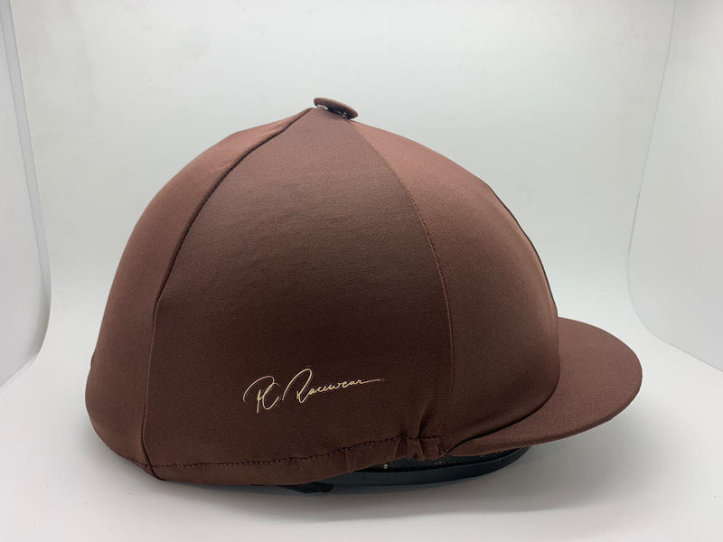 Lycra Hat Silk Chocolate Brown By Pc Racewear