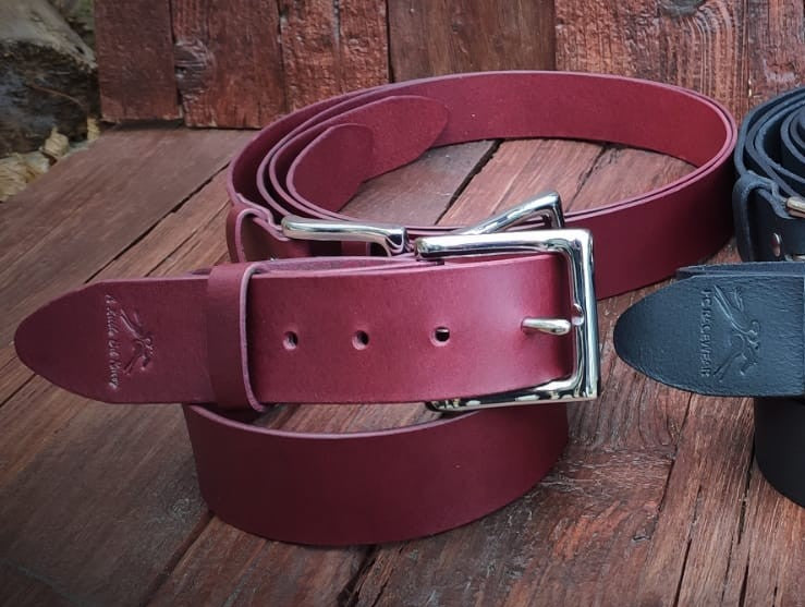 Handmade Irish Leather Belt By Pc Racewear