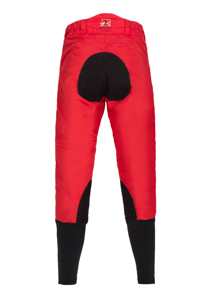 Paul Carberry - PC Racewear - PC Breeches Red (back view)