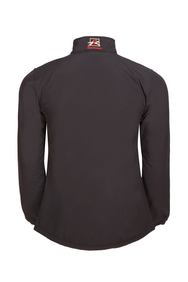 Paul Carberry PC Racewear - PC Softshell Jacket Black (back view)