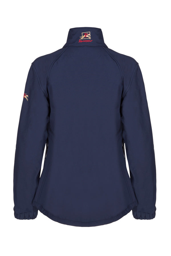Paul Carberry PC Racewear - PC Softshell Jacket Navy (back view)