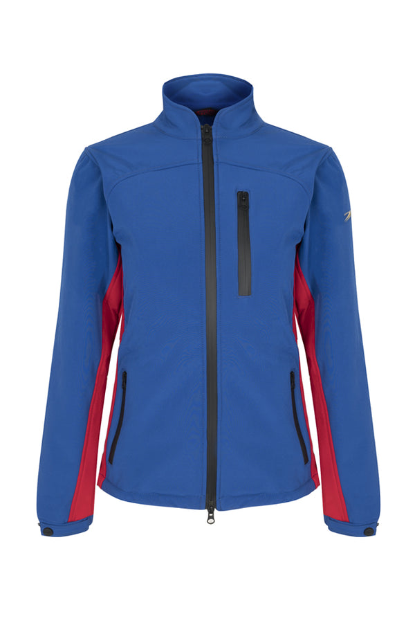 Paul Carberry PC Racewear  - PC Softshell Jacket Royal Blue/Red