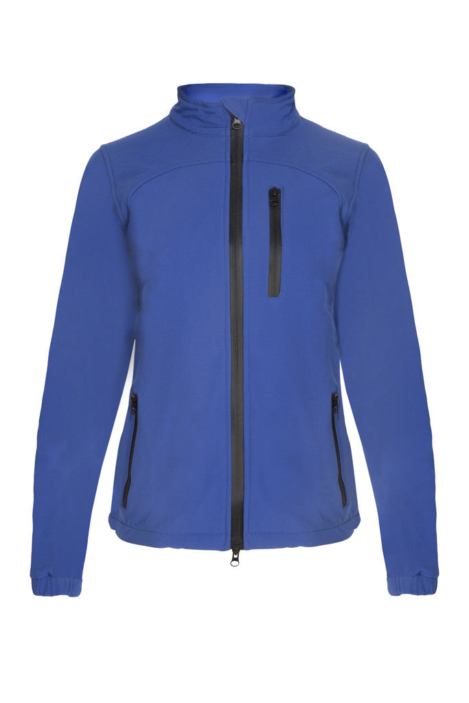 Paul Carberry PC Racewear Softshell Jacket Royal Blue (Front)