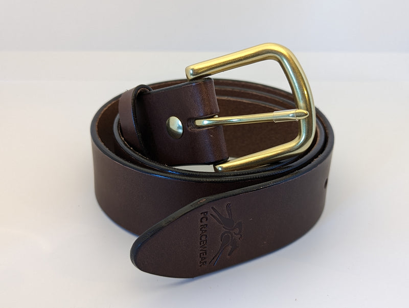Handmade Irish Leather Belt By Pc Racewear