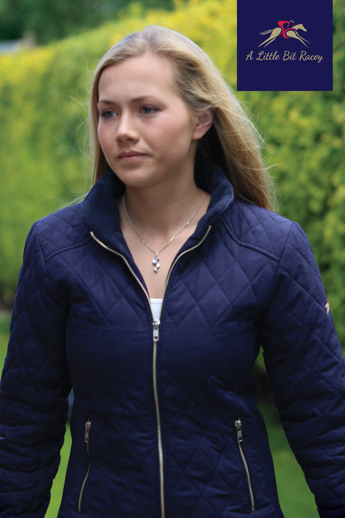 A Little Bit Racey Jacket in Navy - Front - PC Racewear