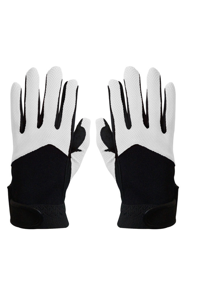 Paul Carberry PC Racewear PC Gloves Black/White